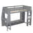 Elric House Bed With Trundle and Customizable Decor Options-2116676063-2141165002