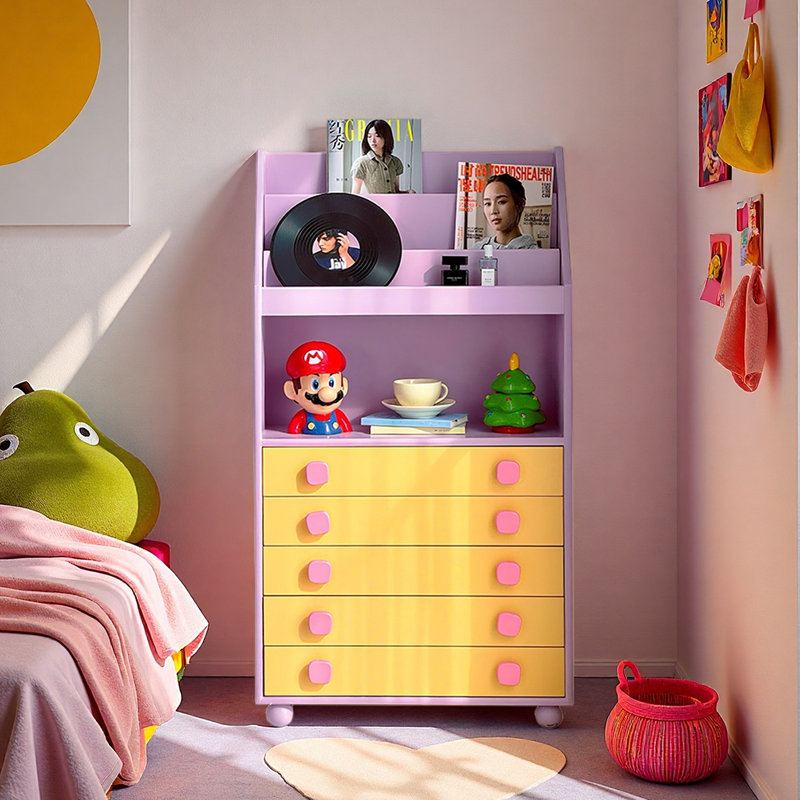 Multifunctional display colour accent chest