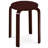 Set of 4 18" Stacking Stool Round Dining Chair Backless Wood Home Decor-2030977540