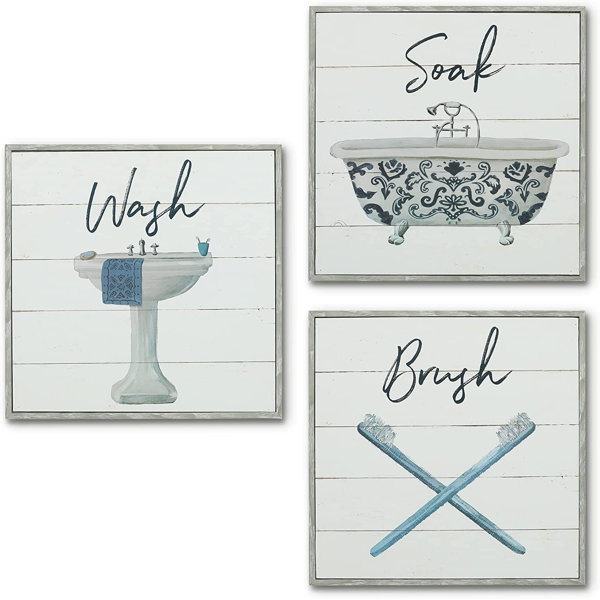 Set of 4 Printables Bathroom Reminders / Sea Theme / Wipe Your Bum, Flush  the Toilet, Wash Your Hands, Brush Your Teeth / Instant Download 