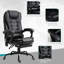 Fauteuil de massage vibrant à 7 points Vinsetto, fauteuil inclinable de direction à haut dossier avec support lombaire, repose-pieds, dossier inclinable, hauteur réglable-1775779911