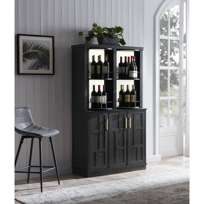 Armoire bar, Noir