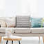  Coussin décoratif en jute 20 po-107097329