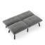 Canapé-lit pliant convertible gris-152424451-152424452