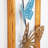 Decorative Metal Wall Accessory, Hand-Painted, 13.4 x 1.6 x 35.4 inches | 100% Metal Construction, Thickness: 0.03 inches | Unique Color Variations, Perfect for Home Decor & Modern Interiors