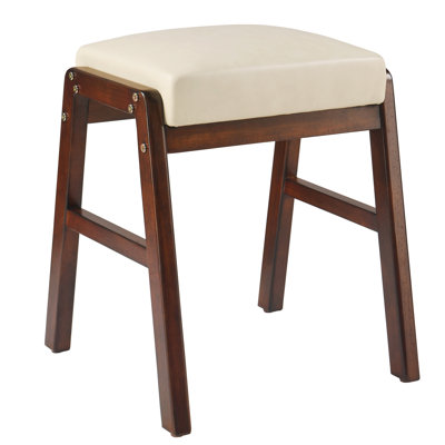 Raahi Solid Wood Accent Stool