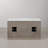 Hunner 60" Carrara White Marble Countertop Bath Vanity in Gray Oak with Faucet-1838001922