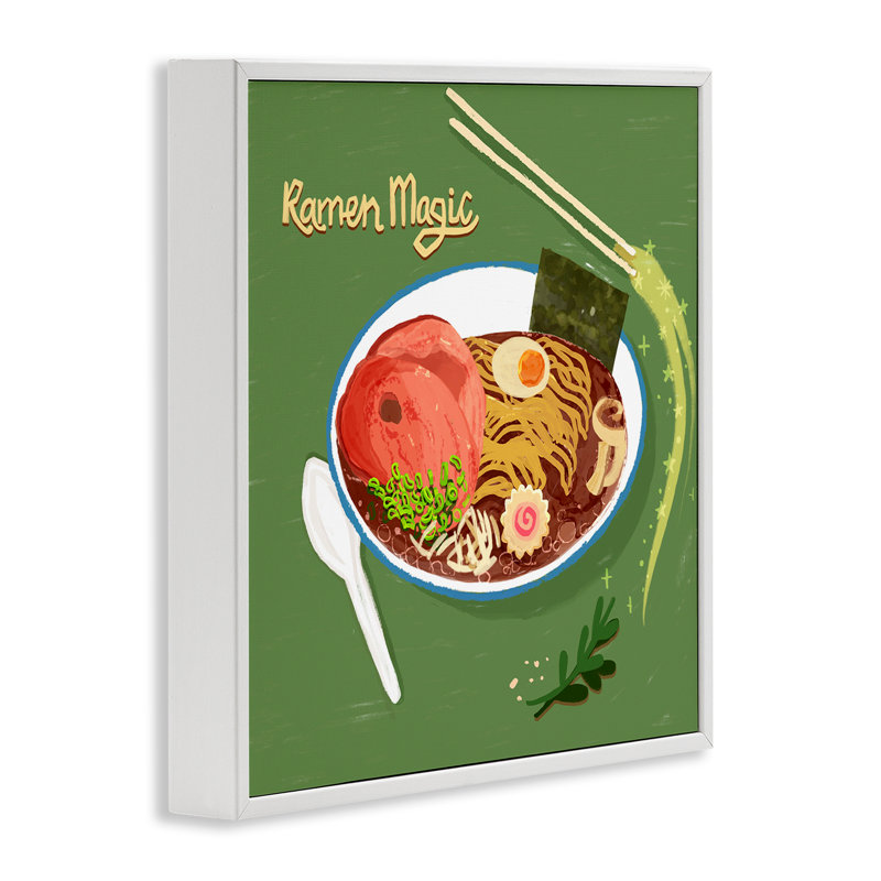 Estampe numérique Ramen Magic International, design par Juliet Rose Philips, H 17 po x l 17 po