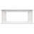 70" White Fireplace Mantel Surround With Open Display Shelf, Freestanding Decorative Mantel Console
