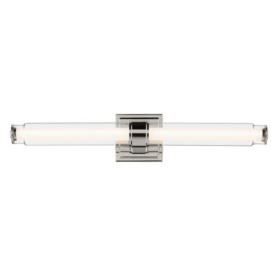 26.5" Linear Bath Bar Medium LED with Clear Glass