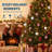 Shatterproof Christmas Ball Ornaments Set, Red & White