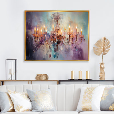 " Chandelier Impressionistic Splendor Pointillism "