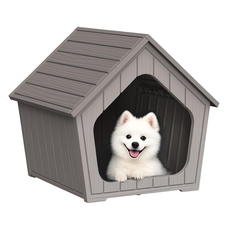 Niche pour chien en résine, Gris