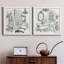 «Opulent Bath I», ensemble de 2 peintures sur toile encadrées-2079942354-2079942367