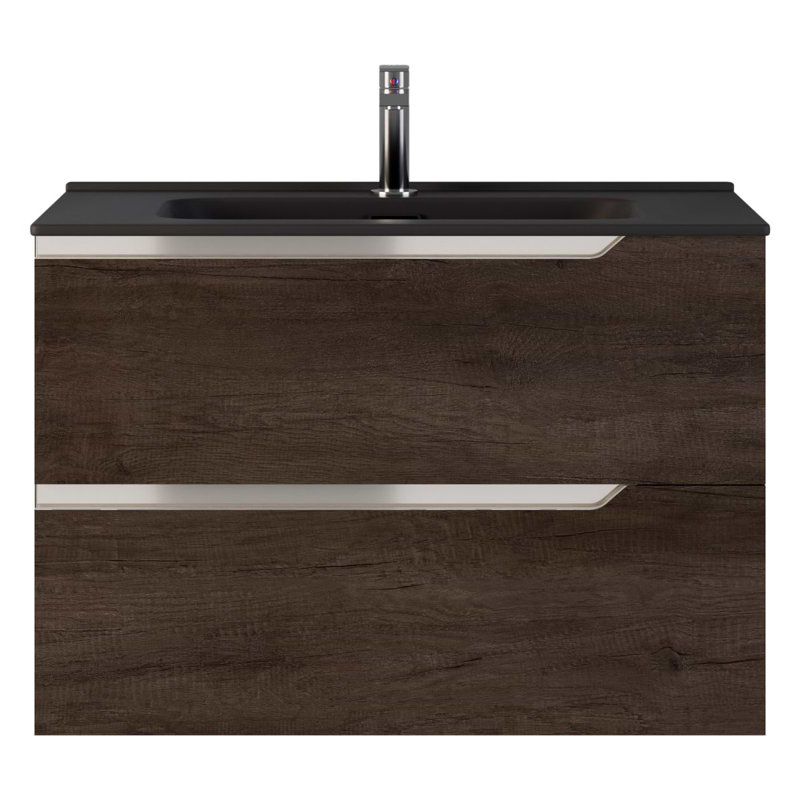 Meuble-lavabo simple 32 po Bates, Black
