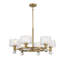 Lustre géométrique à 6 lumières Kirbyville-1283412415