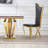 Leeanna Faux Marble Top Metal Base Dining Table-1068390414-1068390413