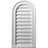 Cathedral Urethane Gable Vent Louver, Functional-87956518