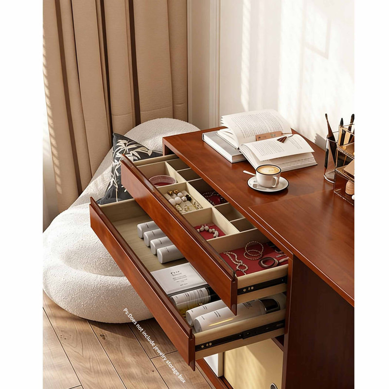 Table de maquillage d'angle de style européen