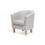 Kanisha Upholstered Barrel Chair with Footstool-36245442