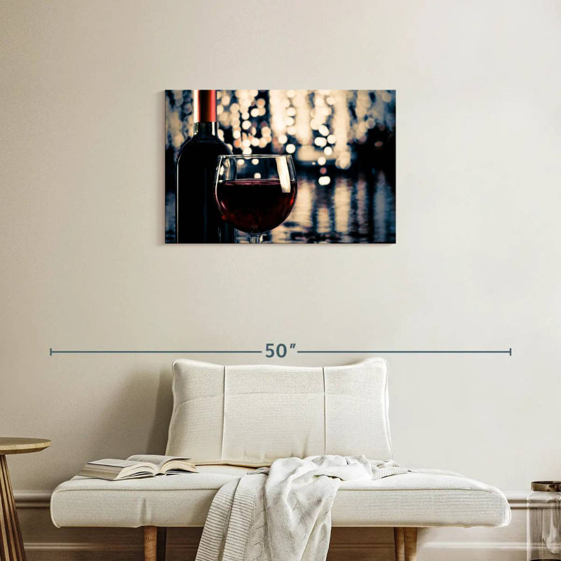 Yarlin Festive Red Wine, 20" H x 30" W