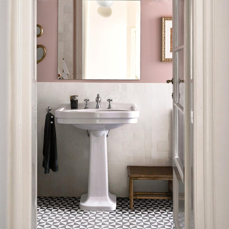 Greenwich brillant 4 po x 4 po, Bianco