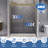 56–60 In. W X 72 In. H Semi-Frameless Double Sliding Shower Door With 1/4 In. (6mm) Clear Tempered Glass And Safety Film-123211968