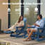Chaise berçante d'extérieur surdimensionnée en plastique Adirondack-1084189525