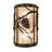 Jaems Steel Flush Mounted Sconce