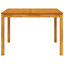 8 - Person Wood Patio Dining Set with Square Table