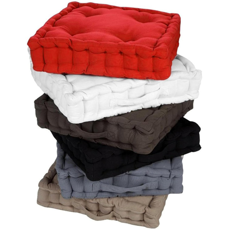 Samyo 45x45+10cm Box Cushion Seat Cushion, Grey