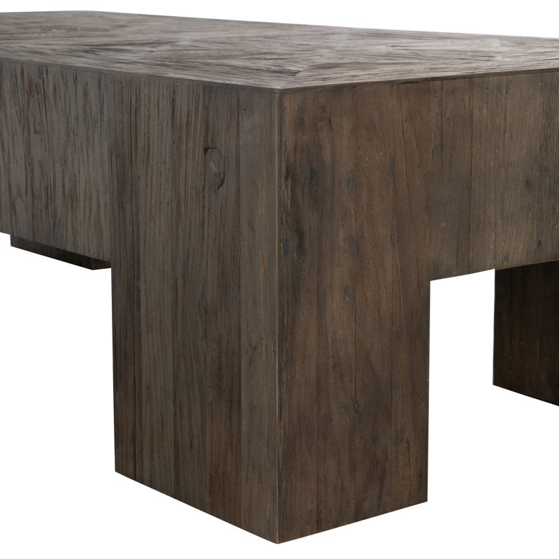 Robert Solid Wood 4 Legs Coffee Table