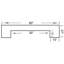 Bar sans évier traditionnel de 60 po par RAM Game Room-427084869