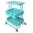 3-Tier Utility Rolling Cart with Wheels & 3 Hanging Baskets-55599904