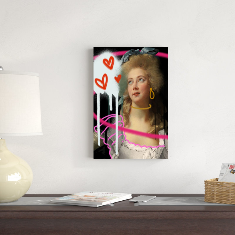 «Masterful photoshop IV» par Annie Warren - peinture sur toile tendue, H 18 po x l 12 po