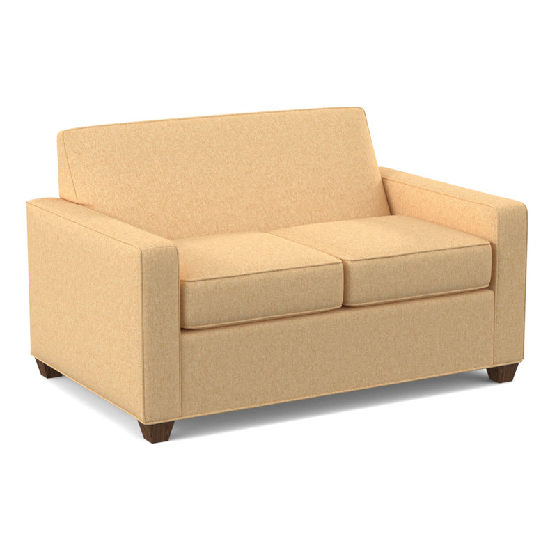 Avery Loveseat Sofa, Montana Walnut, Dorset Camel