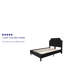 Base de lit plateforme tapissier arquée avec capitonnage Aluino - Aucun sommier tapissier requis-28940811-28940809
