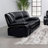 Elodie Black Upholstered Motion Reclining Loveseat-1371116983-1371116977