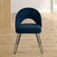 Chaise d'appoint rembourrée en velours Lisbon-22506780