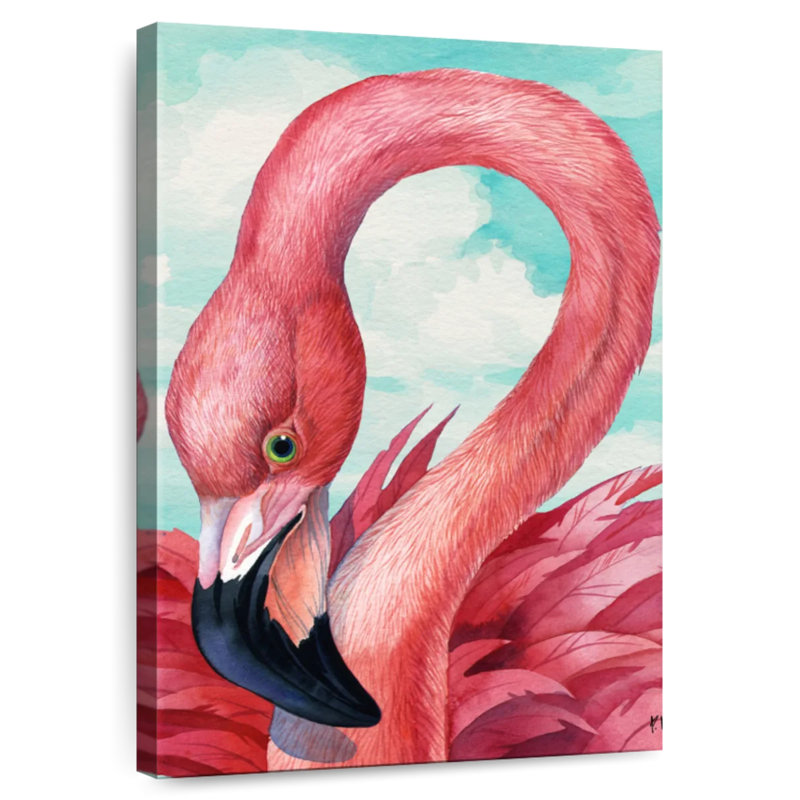 Brampt Fab Flamingo, 12" H x 8" W