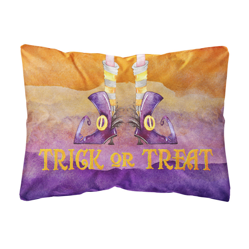  Coussin intérieur / extérieur Halloween Trick Witches Feet
