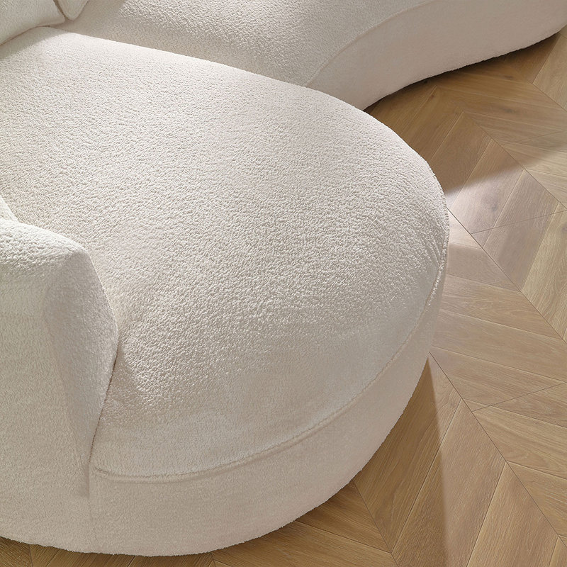124.8" Upholstered Sectional Sofa, Left Hand Facing