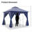 Yardgrace 10'X10' Soft-top Double-Roofed Steel Patio Gazebo-122447114