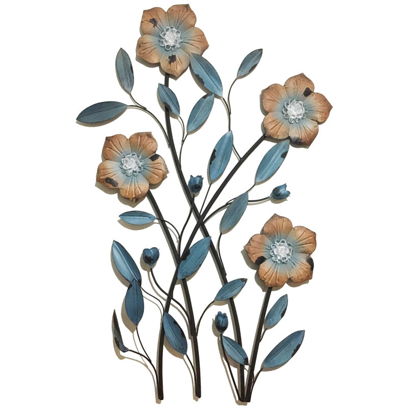 Plants & Flowers Wall Decor on Metal