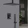 Massa Square Shower System with Rough-in Valve