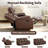 2-Piece Genuine Leather Reclining Living Room Set-127681979