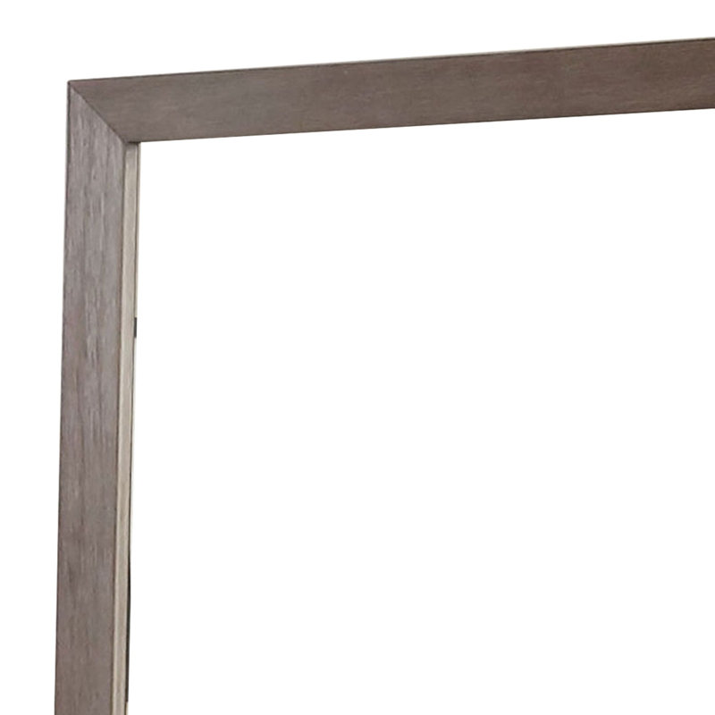 Commode bisque Miroir, 36 po x 40 po