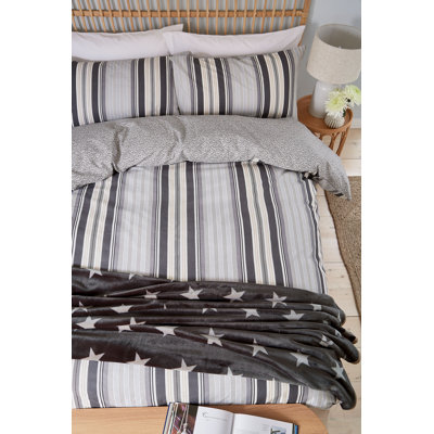 Beach House Stripe Cotton Duvet Cover Set
