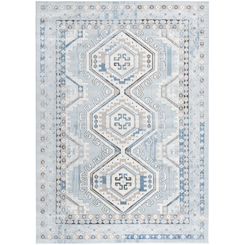 Abstract Indoor Rug, Rectangle 7' x 10'