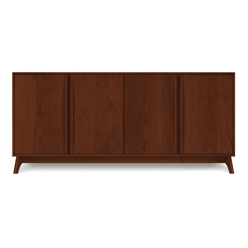 Catalina 66.13'' W Solid Wood Sideboard, Cognac Cherry
